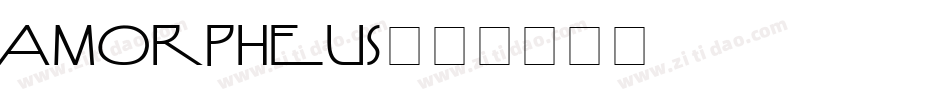 Amorpheus字体转换