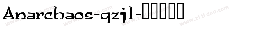 Anarchaos-qzjl字体转换