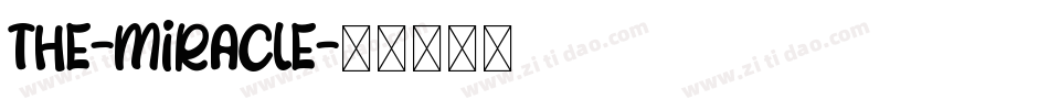The-Miracle字体转换