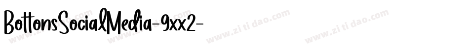 BottonsSocialMedia-9xx2字体转换