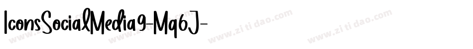 IconsSocialMedia9-Mq6J字体转换