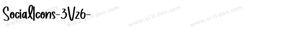 SocialIcons-3Vz6字体转换