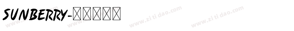 Sunberry字体转换