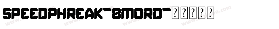 SpeedPhreak-8MORD字体转换