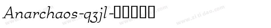 Anarchaos-qzjl字体转换