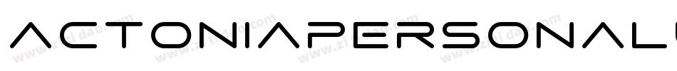 ActoniaPersonalUse-v5g4字体转换