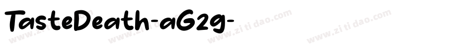 TasteDeath-aG2g字体转换