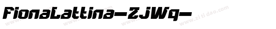 FionaLattina-ZjWq字体转换