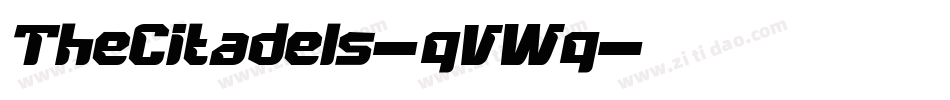 TheCitadels-qVWq字体转换