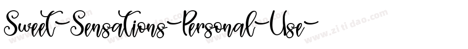 Sweet-Sensations-Personal-Use-1字体转换