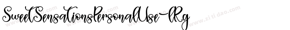 SweetSensationsPersonalUse-lRgq字体转换