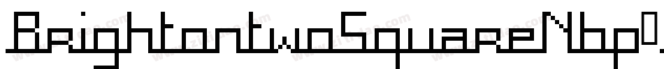 BrightontwoSquareNbp-wvB8字体转换