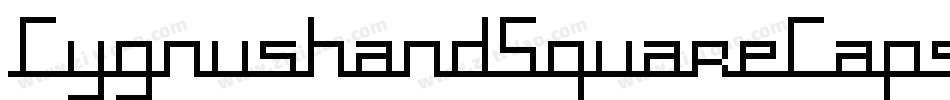 CygnushandSquareCaps-7Ag4字体转换