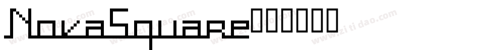 NovaSquare字体转换