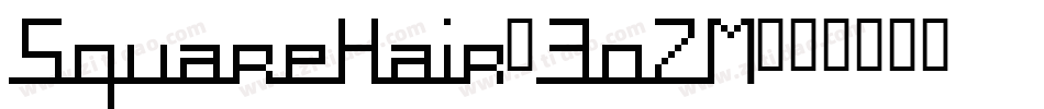 SquareHair-3oZM字体转换