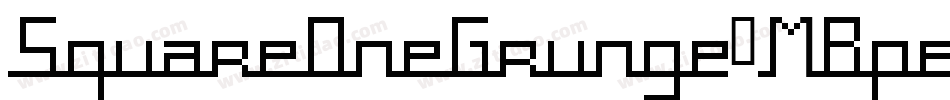 SquareOneGrunge-MBpe字体转换