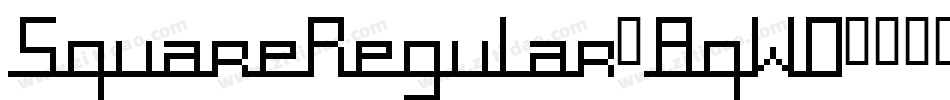 SquareRegular-8qW0字体转换