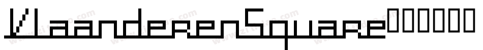 VlaanderenSquare字体转换