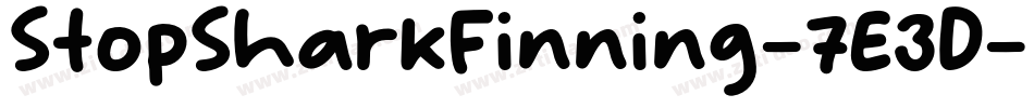 StopSharkFinning-7E3D字体转换