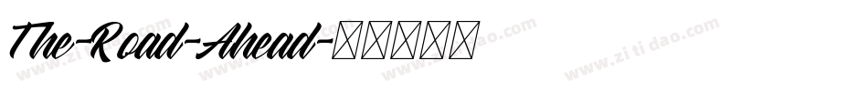 The-Road-Ahead字体转换