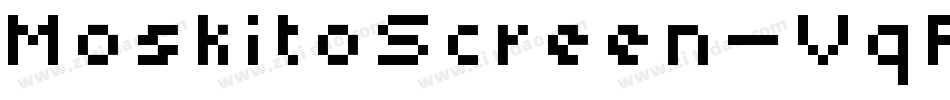 MoskitoScreen-VqPZ字体转换