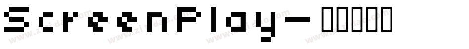 ScreenPlay字体转换