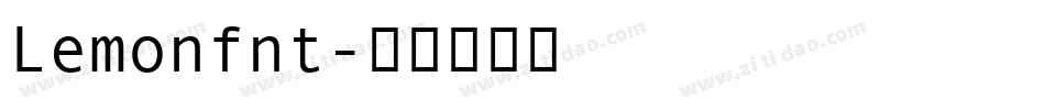 Lemonfnt字体转换