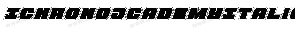 IchronoAcademyItalic-Evj4字体转换
