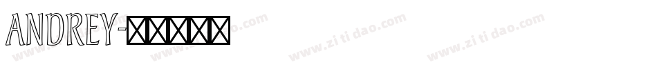 Andrey字体转换