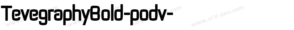 TevegraphyBold-podv字体转换