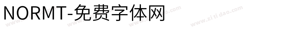 NORMT字体转换