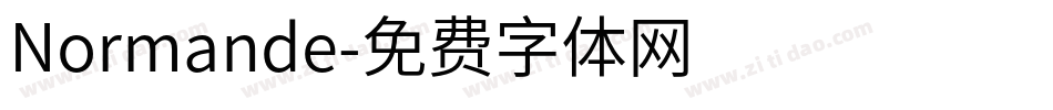 Normande字体转换