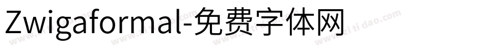 Zwigaformal字体转换
