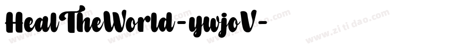HealTheWorld-ywjoV字体转换