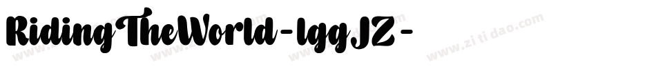 RidingTheWorld-lggJZ字体转换