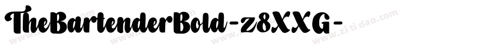 TheBartenderBold-z8XXG字体转换 TheBartenderBold-z8XXG字体转换