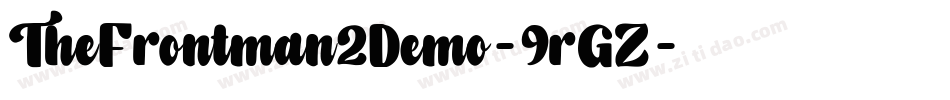 TheFrontman2Demo-9rGZ字体转换 TheFrontman2Demo-9rGZ字体转换
