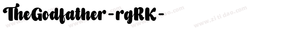 TheGodfather-rgRK字体转换 TheGodfather-rgRK字体转换