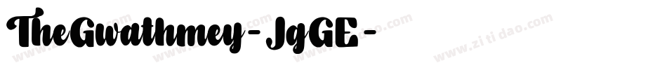 TheGwathmey-JgGE字体转换 TheGwathmey-JgGE字体转换