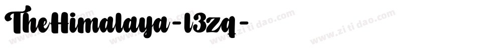 TheHimalaya-l3zq字体转换 TheHimalaya-l3zq字体转换