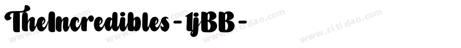 TheIncredibles-1jBB字体转换 TheIncredibles-1jBB字体转换