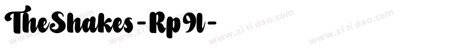 TheShakes-Rp9l字体转换