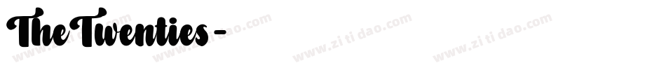 TheTwenties字体转换