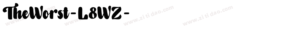 TheWorst-L8WZ字体转换