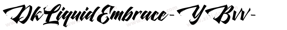 DkLiquidEmbrace-YBvv字体转换