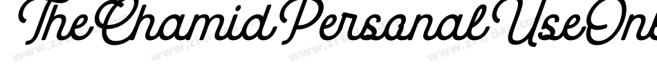 TheChamidPersonalUseOnly-J63a字体转换 TheChamidPersonalUseOnly-J63a字体转换