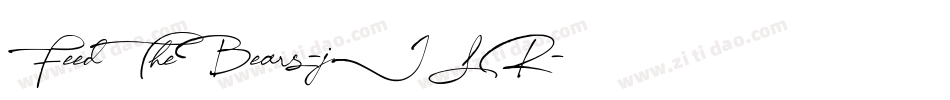 FeedTheBears-jJLR字体转换