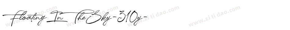 FloatingInTheSky-310y字体转换