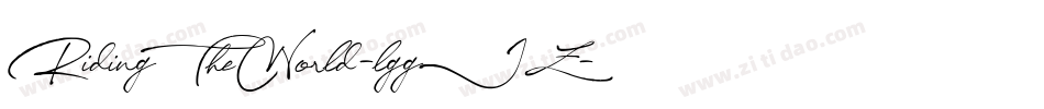 RidingTheWorld-lggJZ字体转换