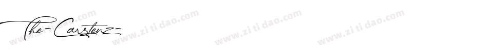 The-Carstenz字体转换